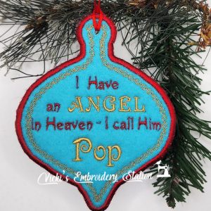 Angel In Heaven Ornament Pop