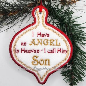 Angel In Heaven Ornament Son