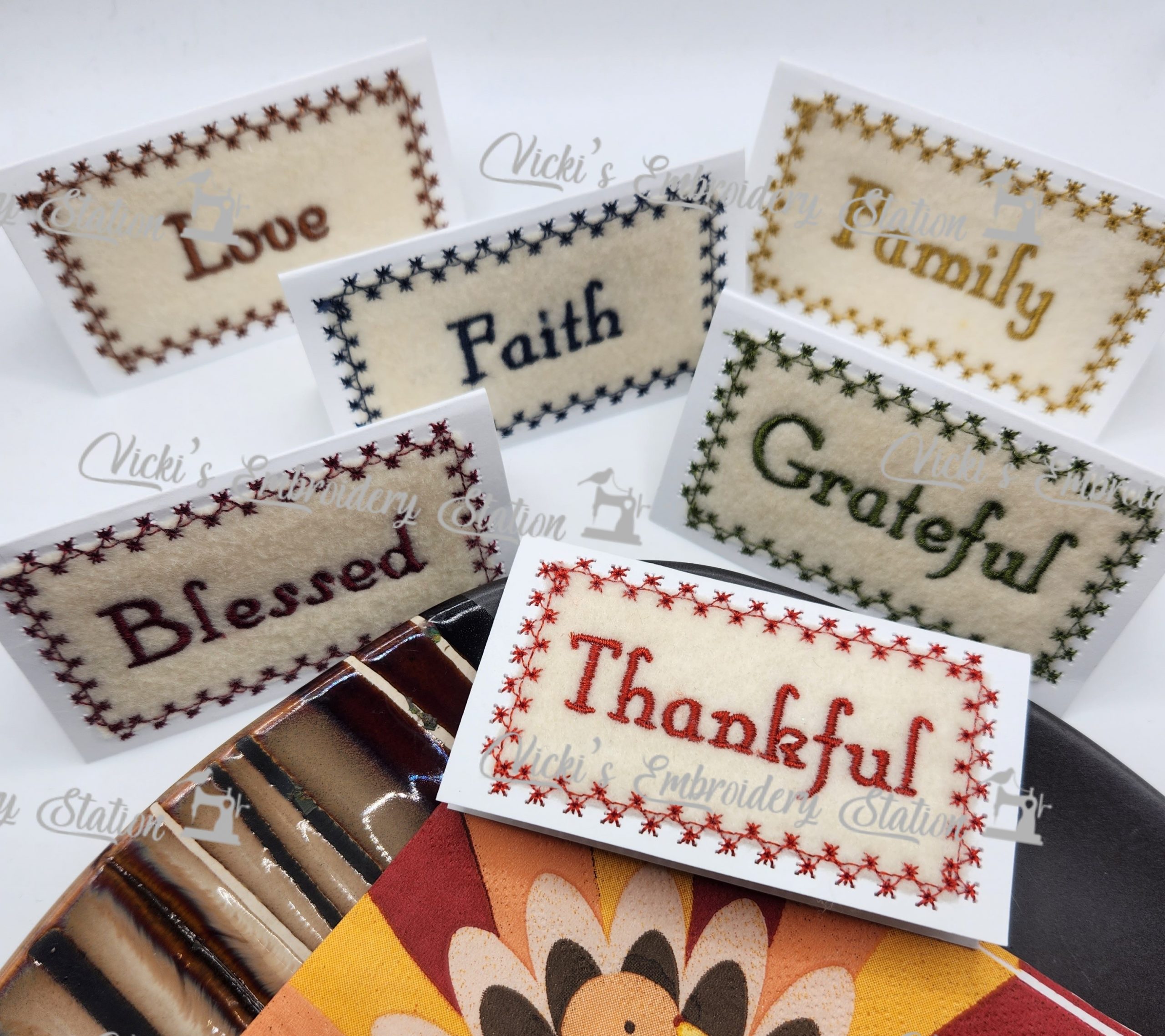 Thanksgiving Gratitude Place Cards