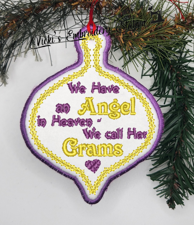Angel In Heaven Ornament Grams - Image 2