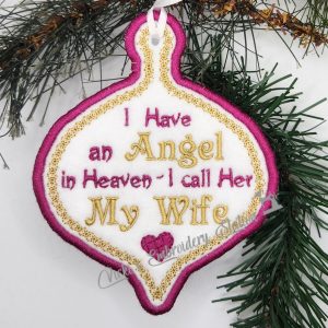 Angel In Heaven Ornament Wife