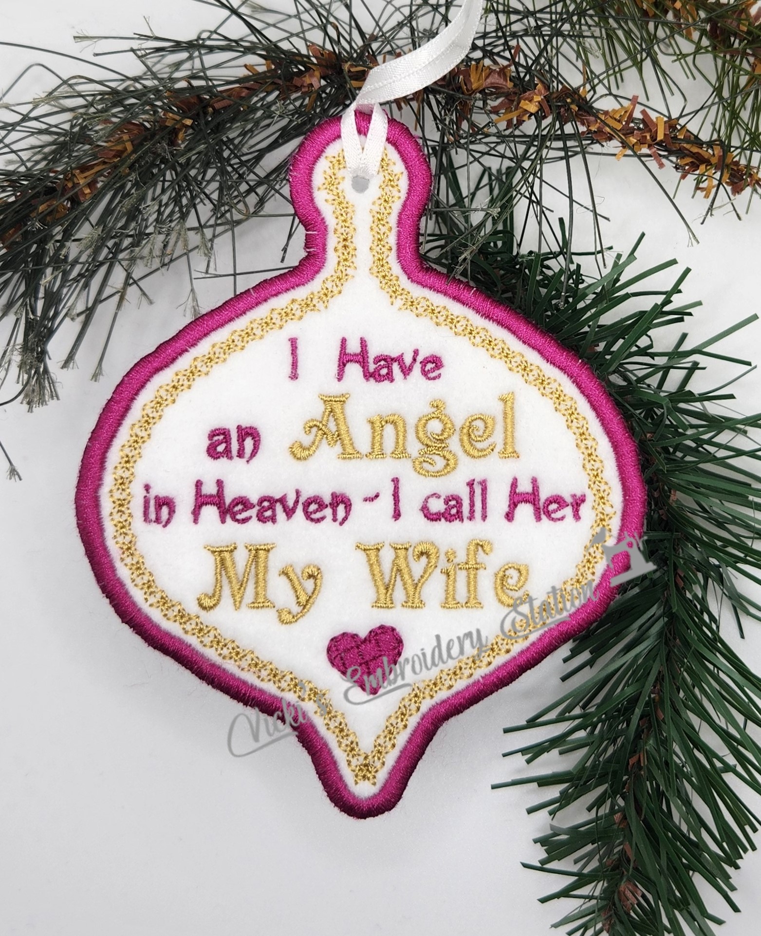 Angel In Heaven Ornament Wife