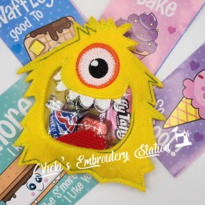 One-Eyed Monster Candy Holder