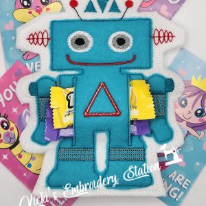 Valentine Robot Candy Holder Boy