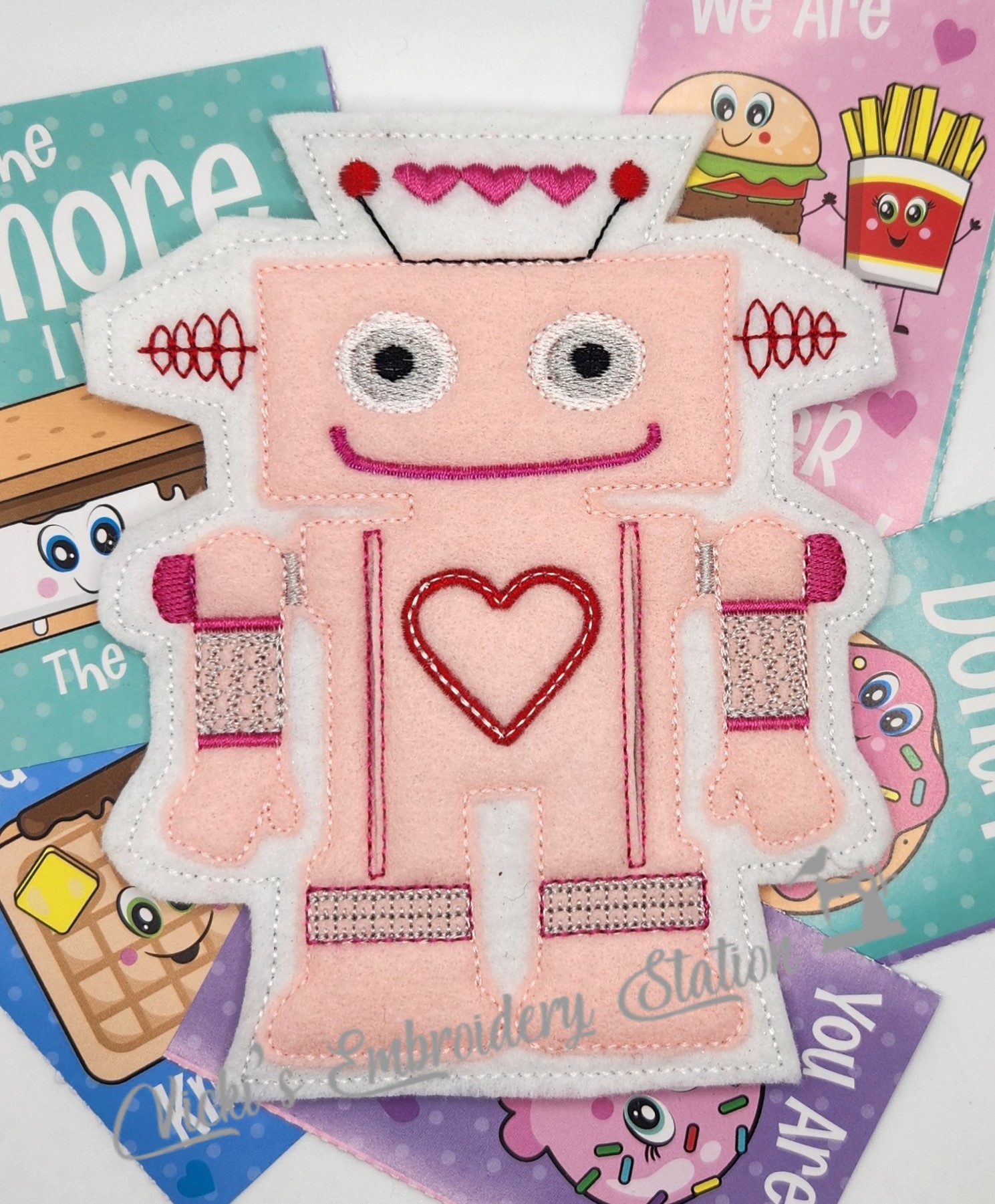 Valentine Robot Candy Holder Girl - Image 2