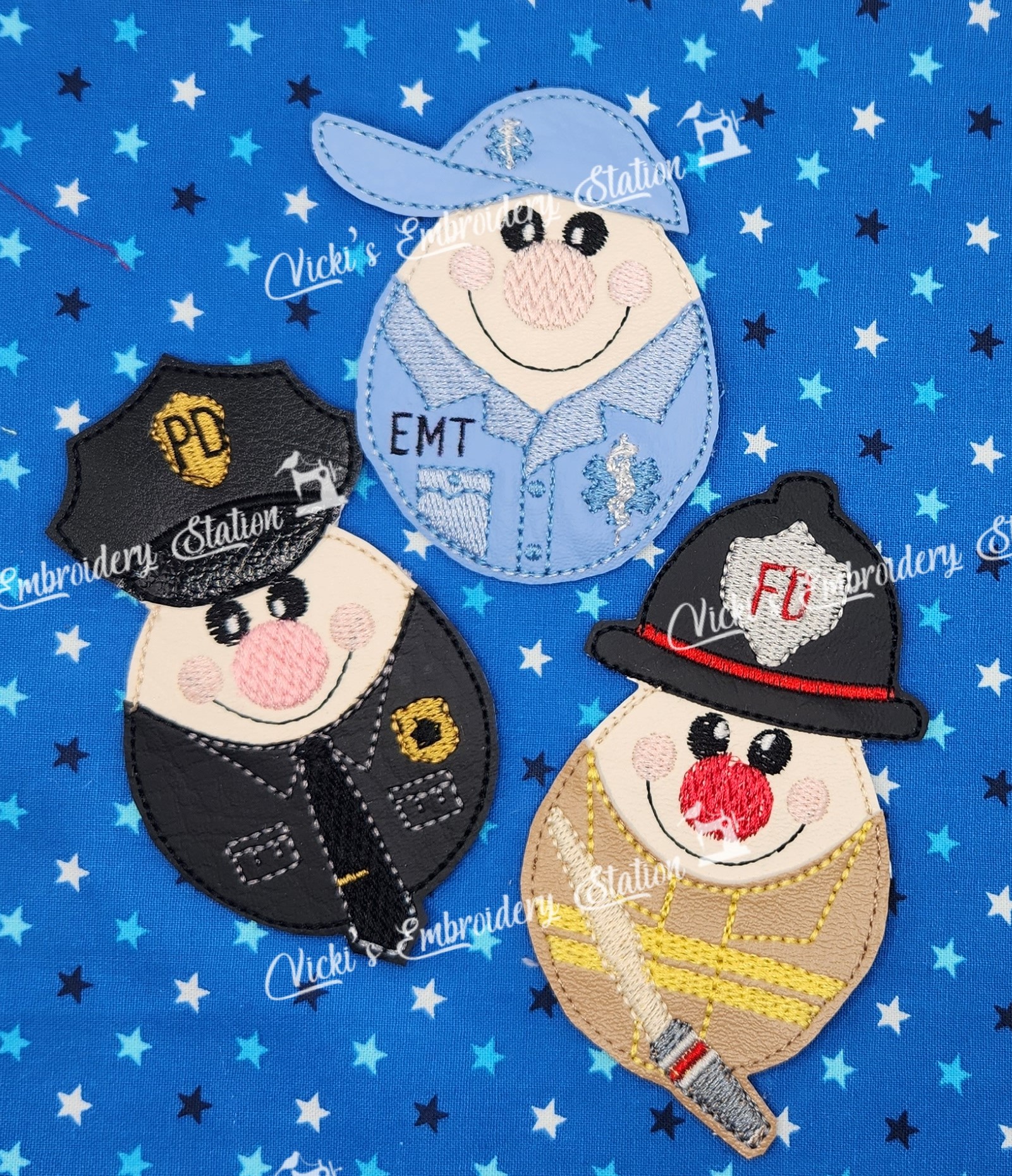 1st Responders Magnets Ornaments Bundle