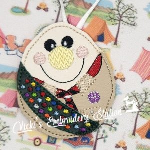 Boy Scout w/Sash Magnet Ornament