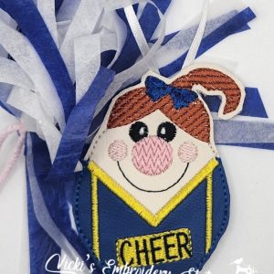 Cheerleader Magnet Ornament
