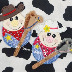 Cowboy & Cowgirl Magnet Ornament