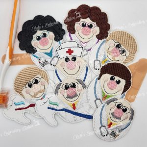 Doctor Dentist Nurse Magnet Ornament Bundle