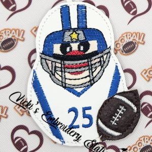Football Player Magnet Ornament