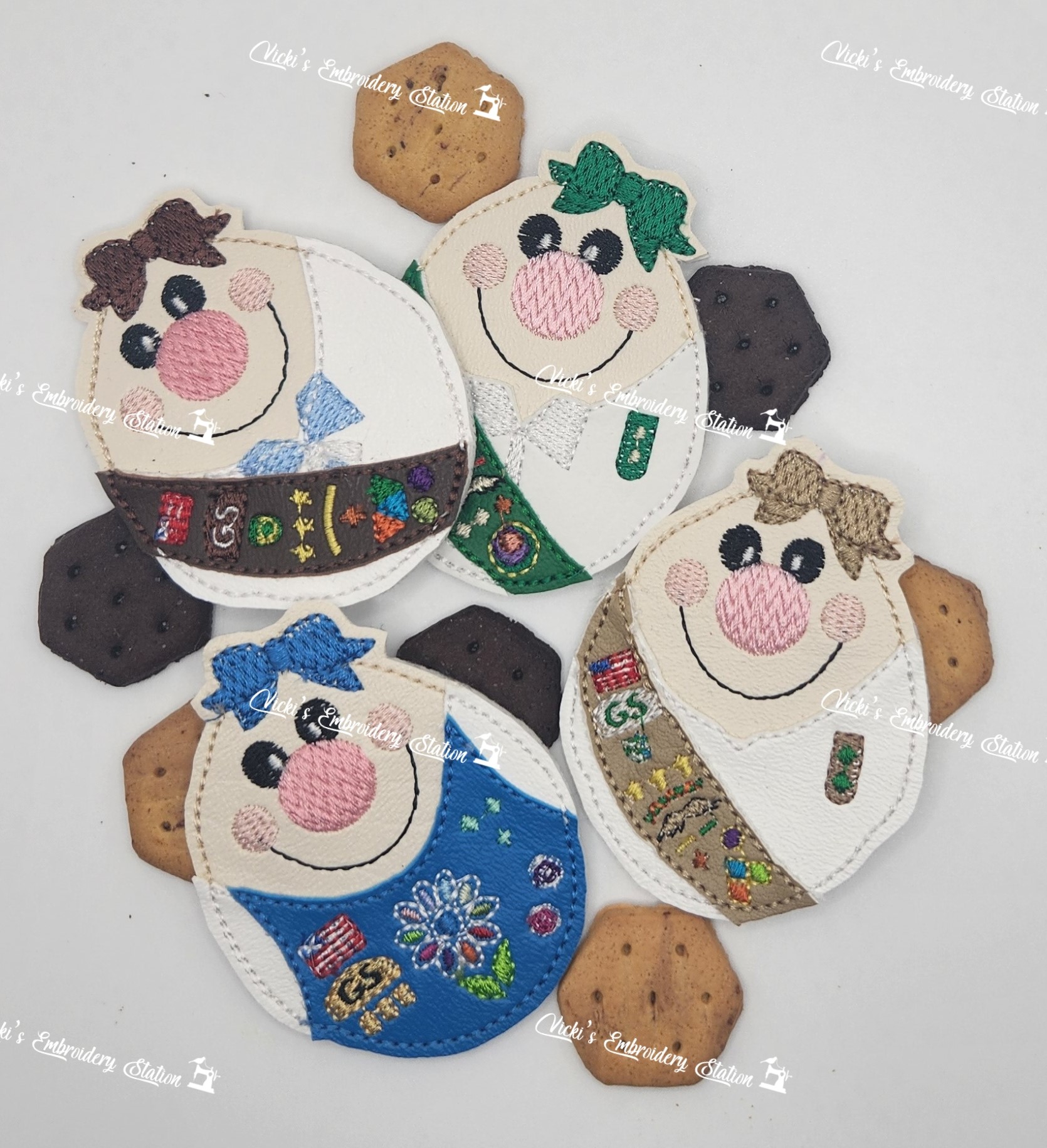 Girl Scouts Magnet Ornament Bundle