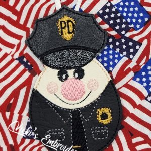 Policeman 1st Responder Magnet Ornament