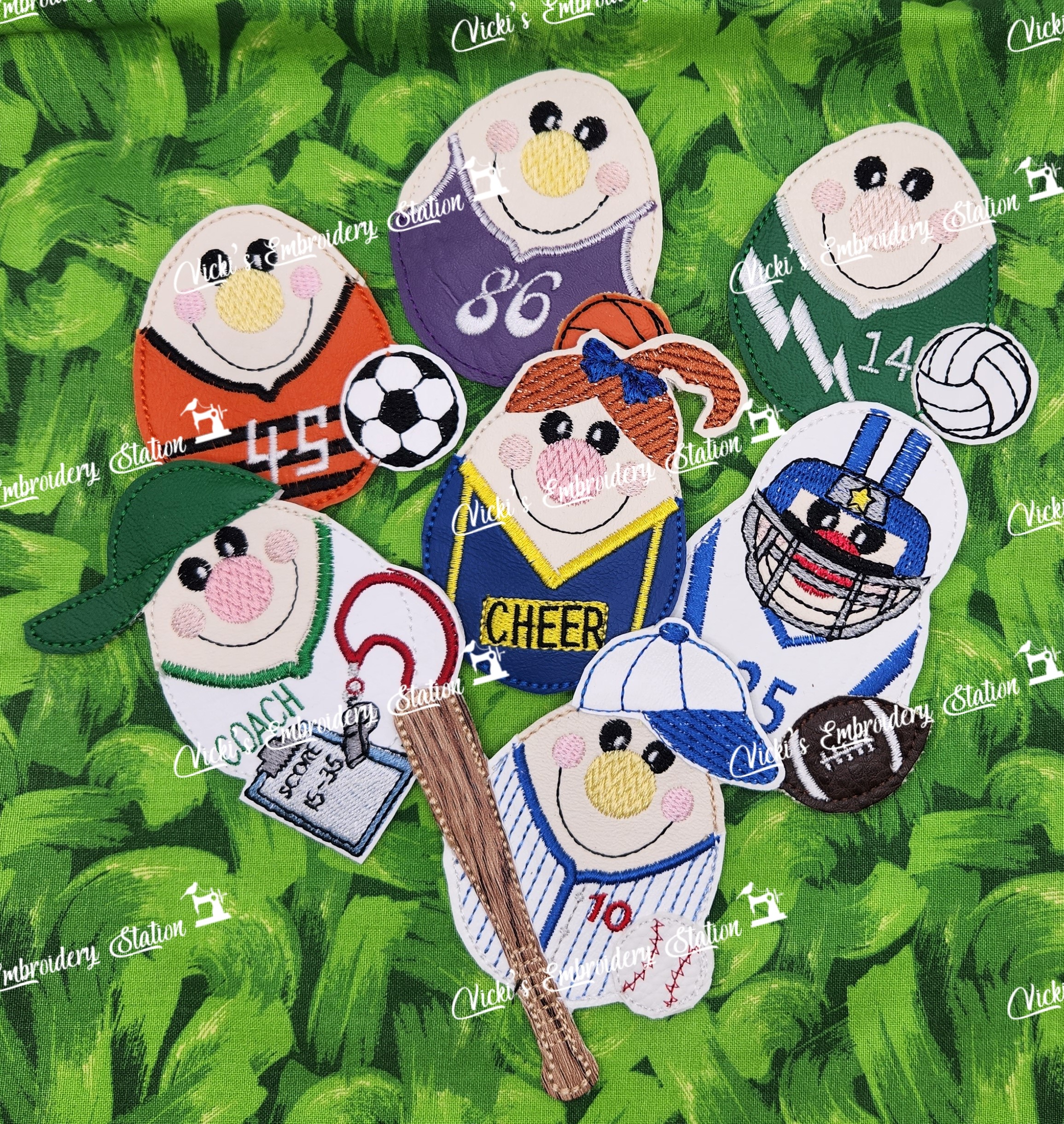 Sports Magnet Ornament Bundle