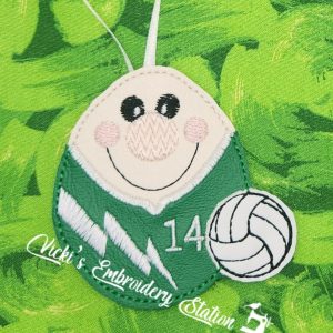 Volleyball Player Magnet Ornament