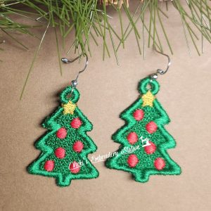 Christmas Tree FSL Earrings