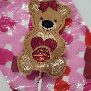 Bear Valentine Lollipop Holder (Boy & Girl)