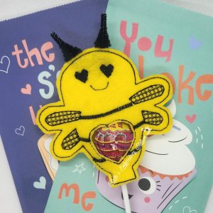 Bumble Bee Valentine Lollipop Holder