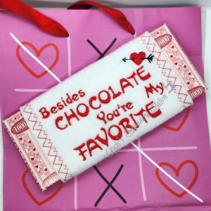 Besides Chocolate You're My Favorite Candy Bar Wrapper