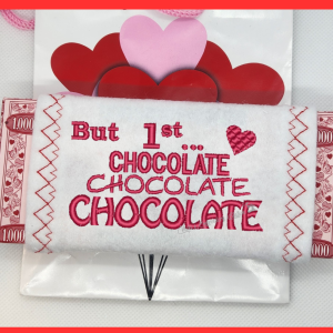But 1st... CHOCOLATE Candy Bar Wrapper
