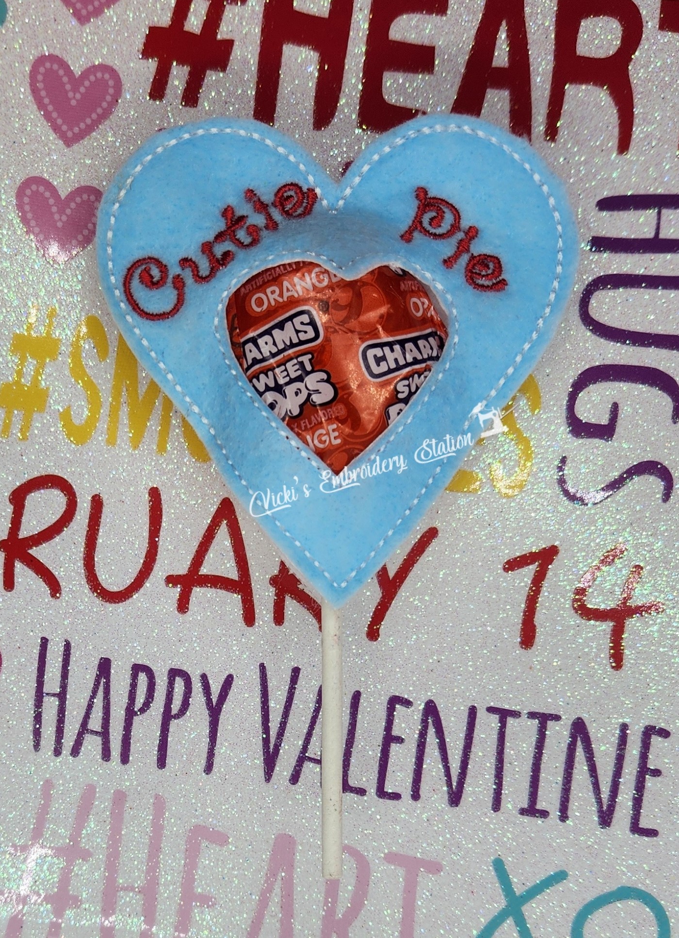 Conversation Hearts Valentine Lollipop Holder Bundle - Image 4