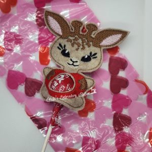 Giraffe Valentine Lollipop Holder