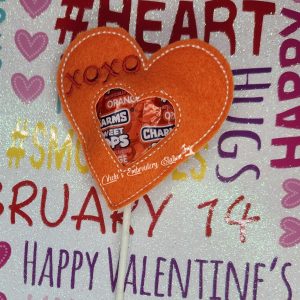 XOXO Heart Valentine Lollipop Holder
