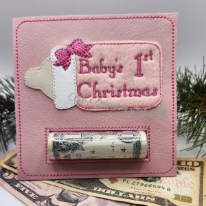 Baby's 1st Christmas Money Holder