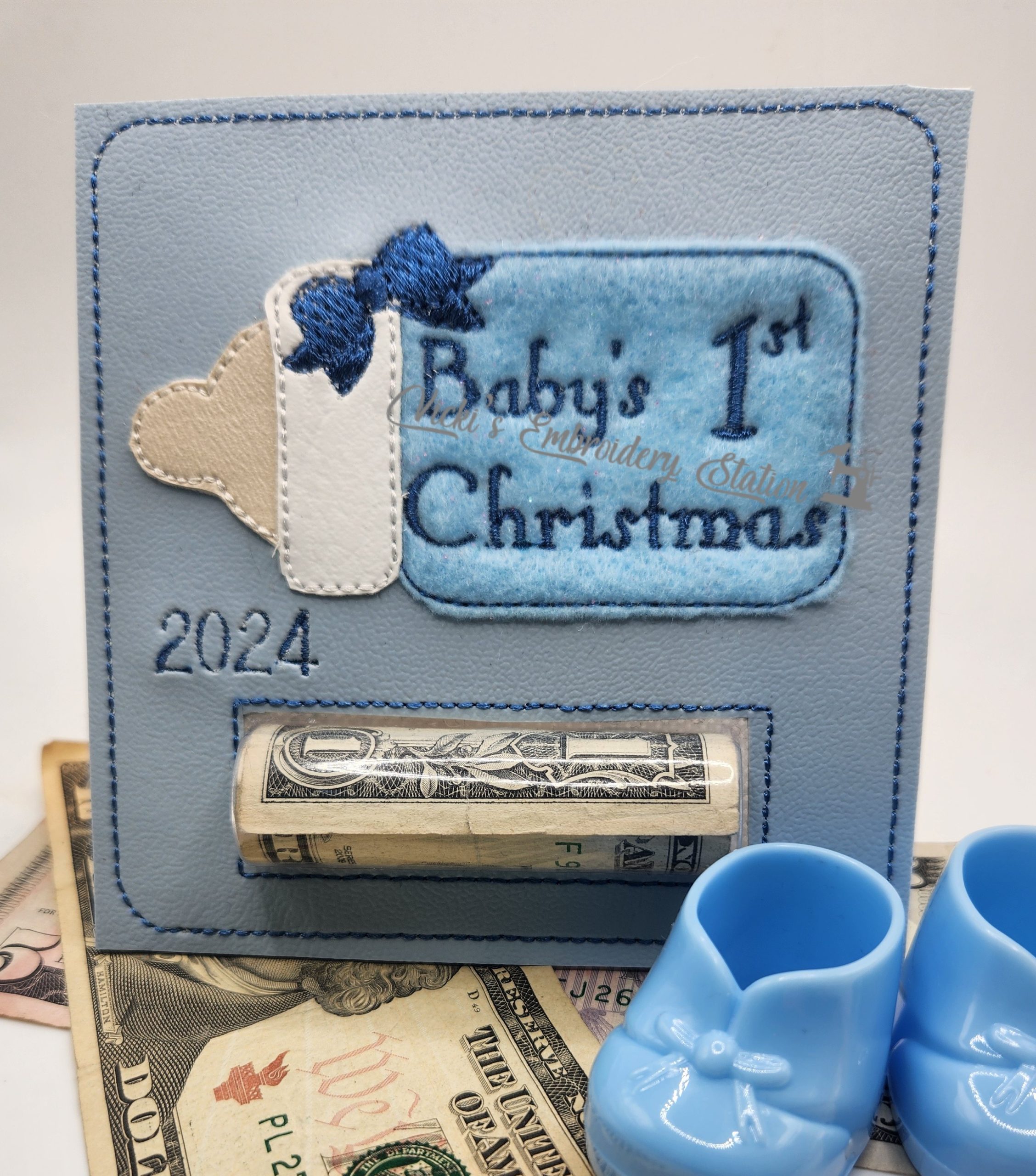 Baby's 1st Christmas Money Holder - Image 2