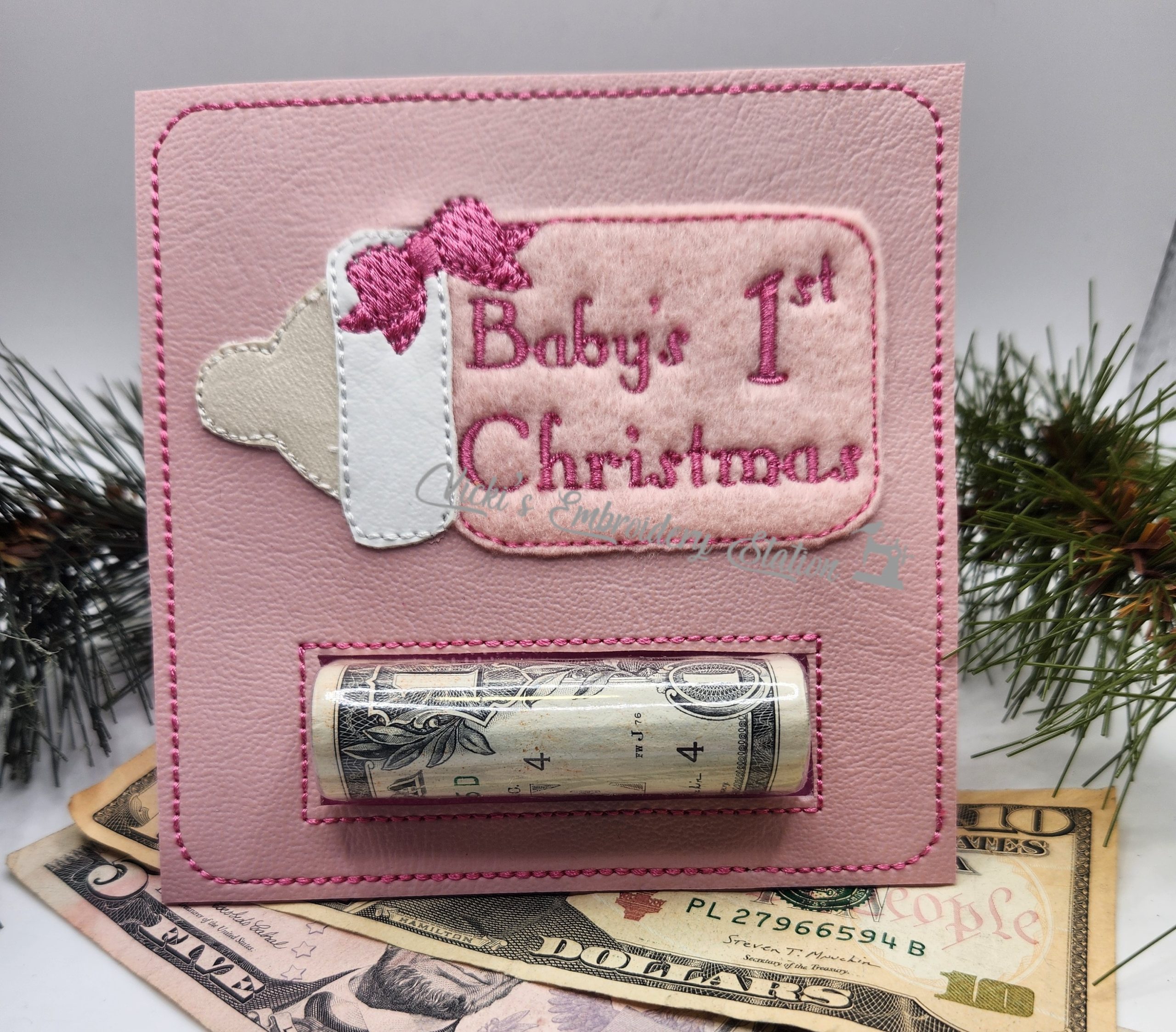 Baby's 1st Christmas Money Holder