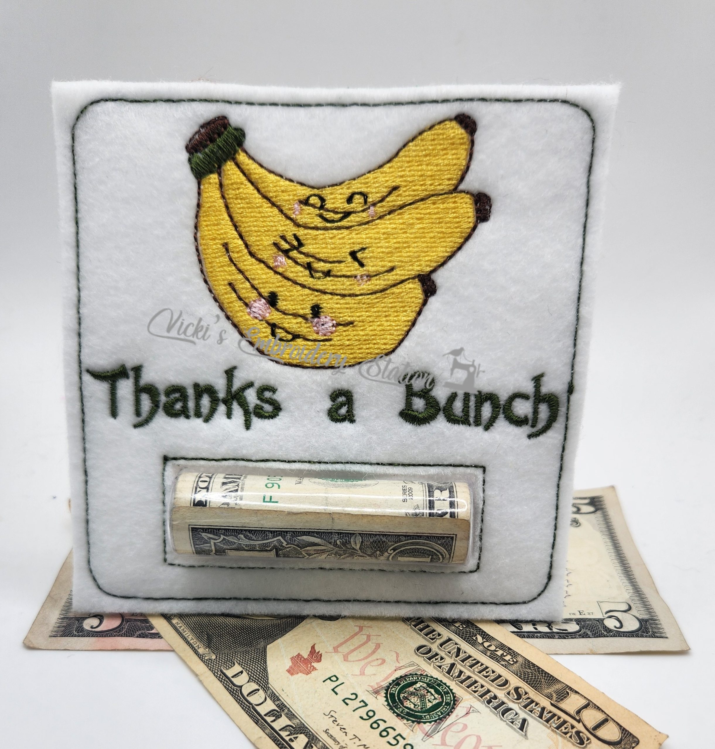 Thanks A Bunch Money Holder