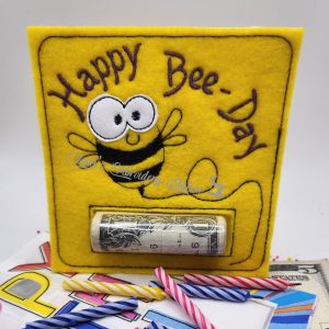 Happy BEE-Day Money Holder