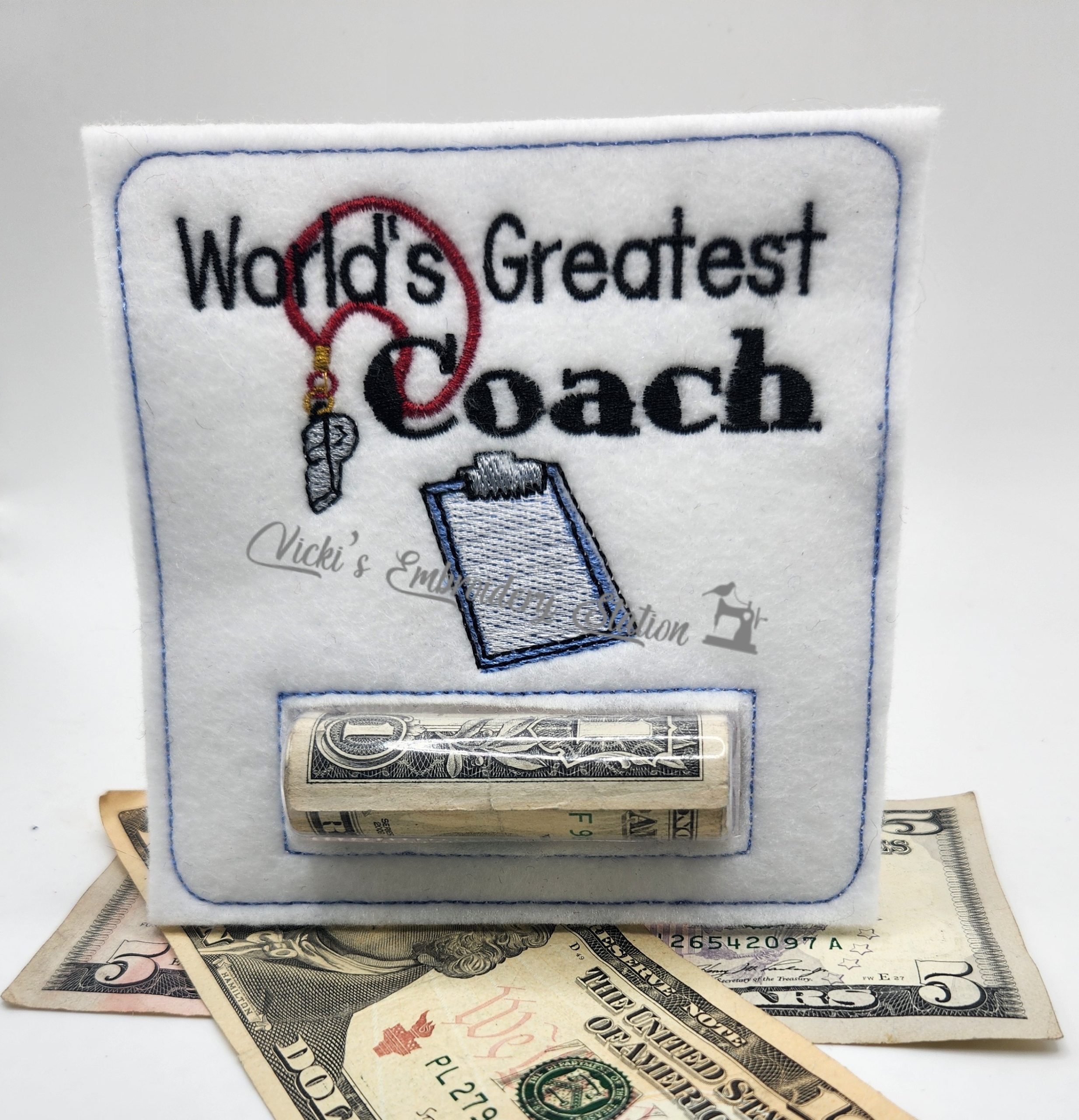 World's Greatest Coach Money Holder