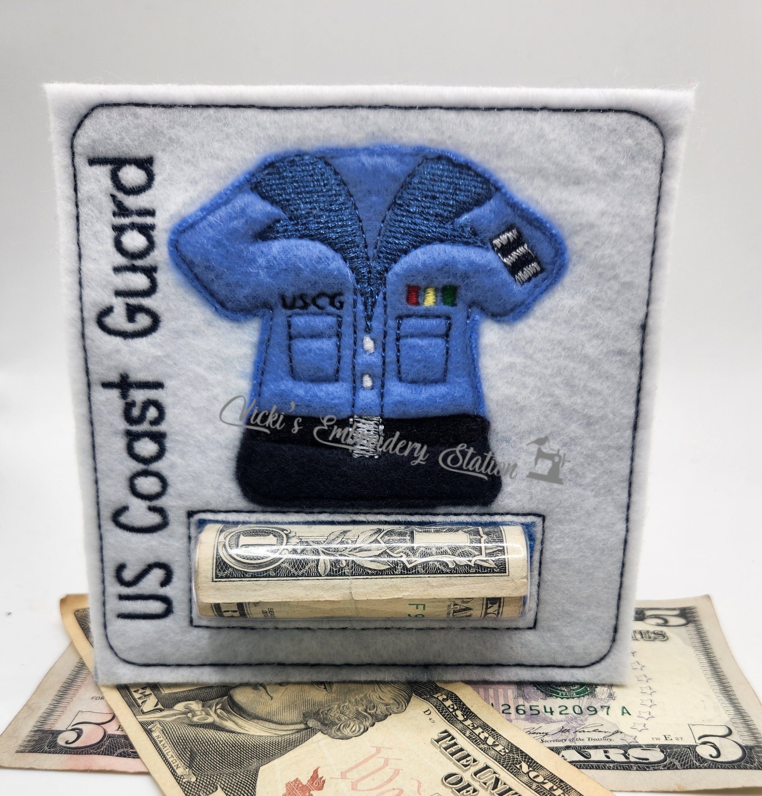 US Coast Guard Money Holder