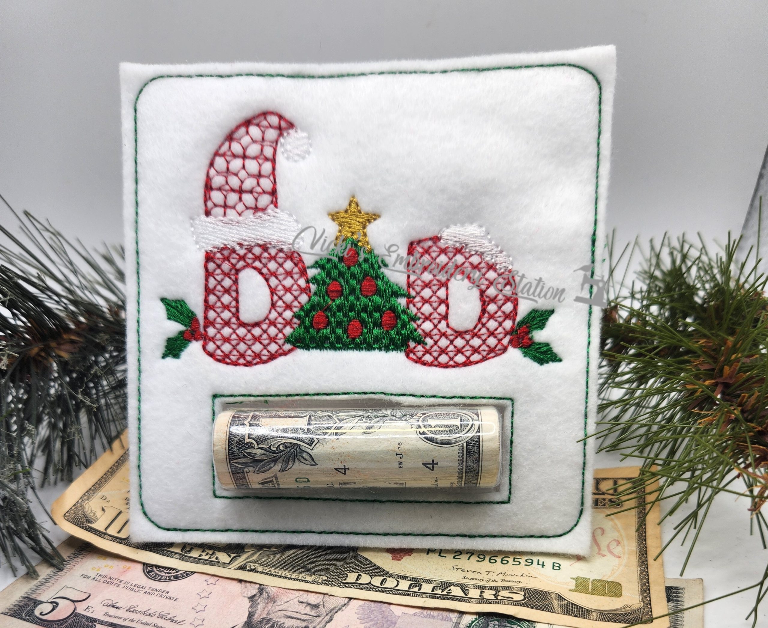 Dad Christmas Money Holder