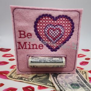 Be Mine Heart Valentine Money Holder