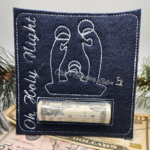 Oh Holy Night Christmas Money Holder