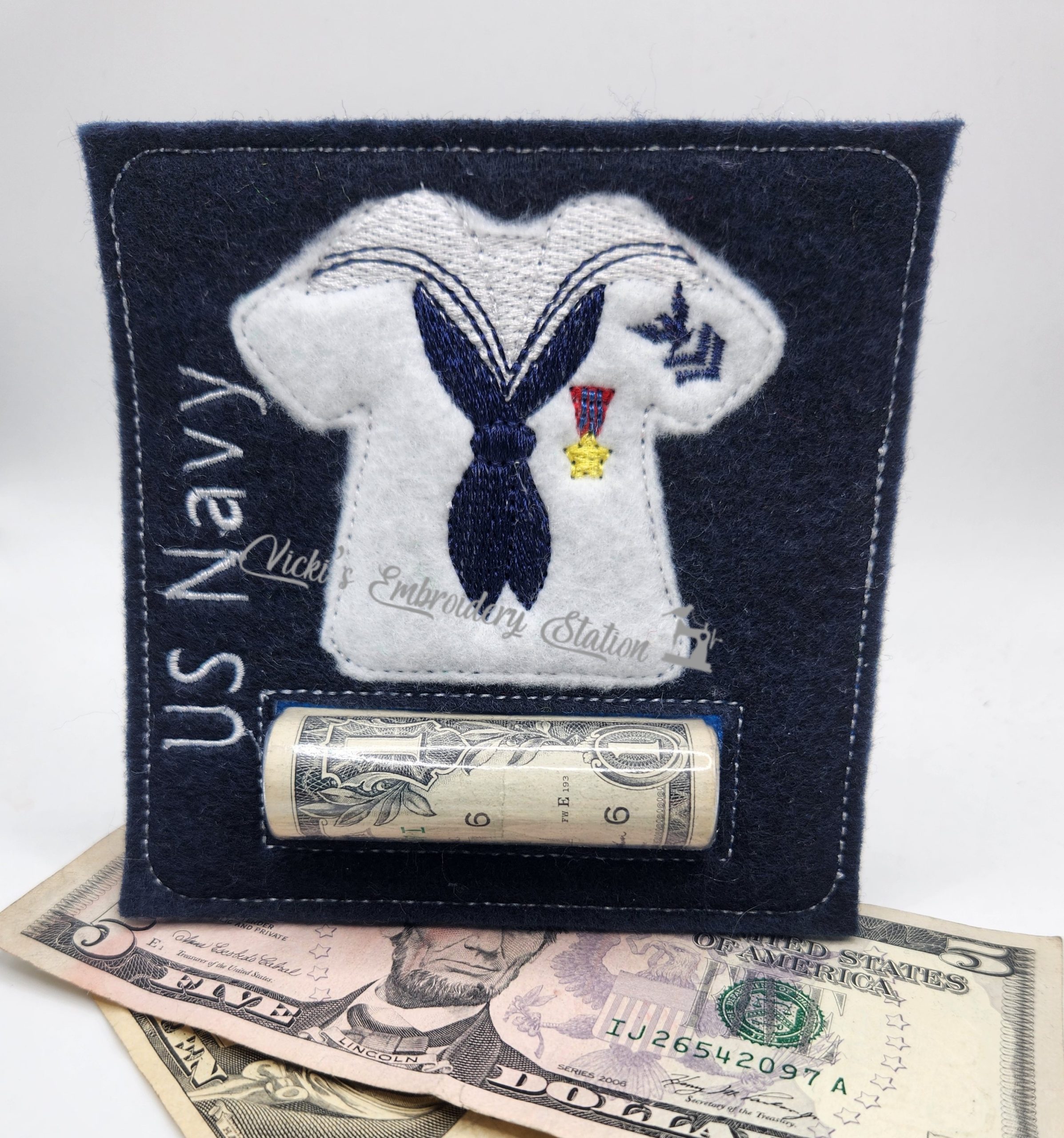 US Navy Money Holder