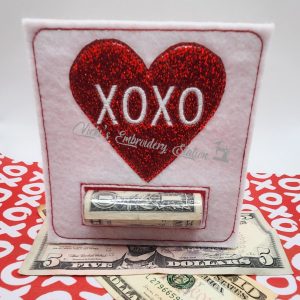 XOXO Conversation Heart Money Holder