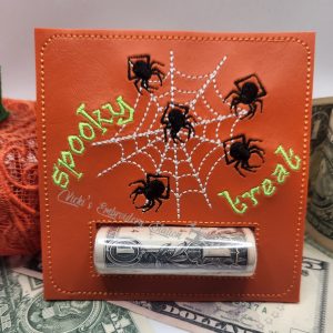 Spiderweb Spooky Treat Money Holder