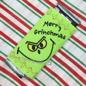 Merry Grinchmas Candy Bar Wrapper