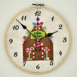 Gingerbread Candy Shoppe Clock