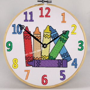 Crayon Clock