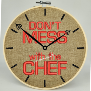 Don't Mess With The Chef Clock