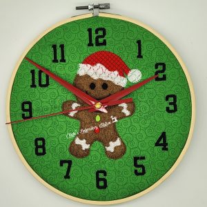 Gingerbread Santa Clock