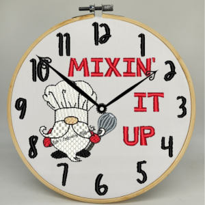 Gnome Chef Mixin' It Up Clock