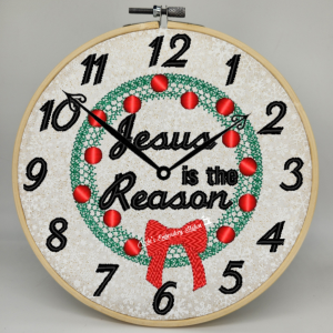 Jesus Is The Reason Clock