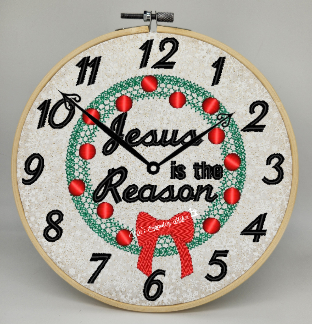 Jesus Is The Reason Clock