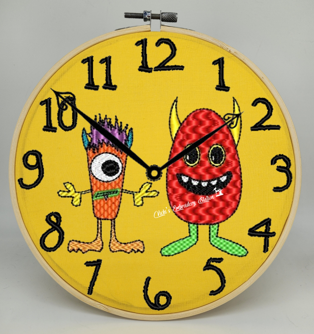 Little Monsters Clock