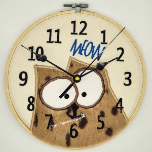 Meow Cat Clock